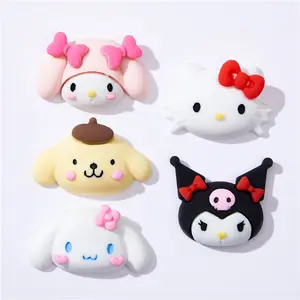 DIY Mobile Phone Case Material Refrigerator Patch Cartoon Sanrio Melody Resin Accessories For Decoration