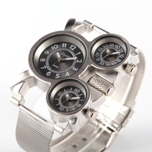 <span class=keywords><strong>Oulm</strong></span> – <span class=keywords><strong>montre</strong></span>-bracelet en acier à Quartz pour hommes, haute marque, multi-fonction 3-Movt, nouveau, <span class=keywords><strong>prix</strong></span> d'usine, 1167 - Product Image 6