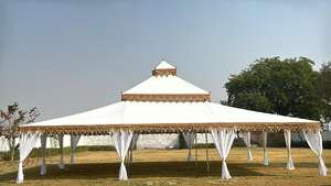 Carpa de Lujo de Múltiples Niveles con Cortinas Doradas para Bodas, Eventos y Jardines - Product Image 2
