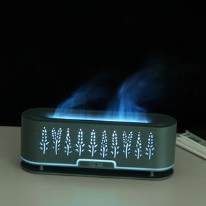 เครื่องเพิ่มความชื้นลายไม้ 0.5 ลิตร แบบพกพา ใช้พอร์ต USB พร้อมไฟกลางคืน สำหรับใช้ในบ้านและสำนักงาน - Product Image 2