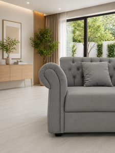 Exquisite Emerald Square Corner Lounge Seating Arrangement with Custom Premium Fabric for Living Room & Hotel - Product Image 1