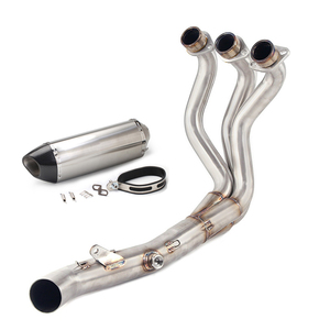 Para <span class=keywords><strong>YAMAHA</strong></span> MT09 FZ09 XSR900 <span class=keywords><strong>Tracer</strong></span> 900 900GT FJ09 Motor de tubo de escape Header 2014 2015 2016 2017 2018 2019 2020 - Product Image 1