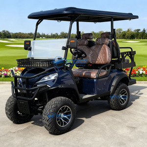 Voiturette de golf électrique tout-terrain 60V 4 places en acier de haute qualité avec design haut de gamme, transport spécial / véhicule électrique - Product Image 5