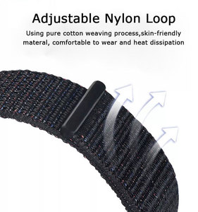 Bracelet de montre intelligente en nylon respirant pour <span class=keywords><strong>Apple</strong></span> <span class=keywords><strong>Watch</strong></span> Series 11/10/9/8/<span class=keywords><strong>7</strong></span>/Ultra/SE <span class=keywords><strong>45</strong></span>/46/49mm 40/41/42mm - Product Image 5