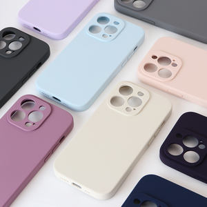 Échantillons gratuits Motifs personnalisables Impression gravée au laser Coques de téléphone en silicone liquide pour iPhone 16 15 14 13 12 11 Pro Max Plus - Product Image 4