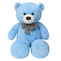 Ours en peluche géant personnalisé, rose et marron, super grand coussin animal à câliner, cadeau d'anniversaire pour enfants