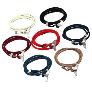 Pulseira de Metal Ajustável em Forma de Cauda de Peixe Tartaruga Marinha Preta e Vermelha de Alta Qualidade Estilo Trendy - Product Image 4