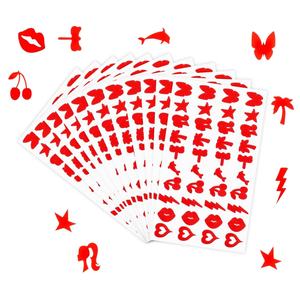 Pegatinas Autoadhesivas de Vinilo Impermeables para Decoración del Hogar, Impresión por Transferencia Térmica de Tamaño Personalizado, Barnizado Brillante, Diseño de Estrellas - Product Image 5