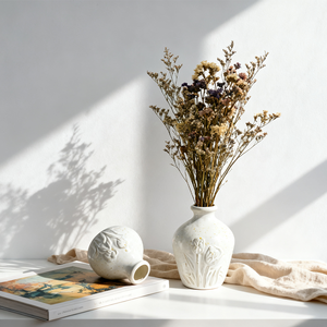 थोक बिक्री कस्टम पोर्सिलीन <span class=keywords><strong>vases</strong></span> सफेद फूल <span class=keywords><strong>vases</strong></span> लिविंग रूम सूखे फूलों को सजावट के लिए देहाती डेस्कटॉप टेबलटॉप पोर्सिलेन वेस - Product Image 4