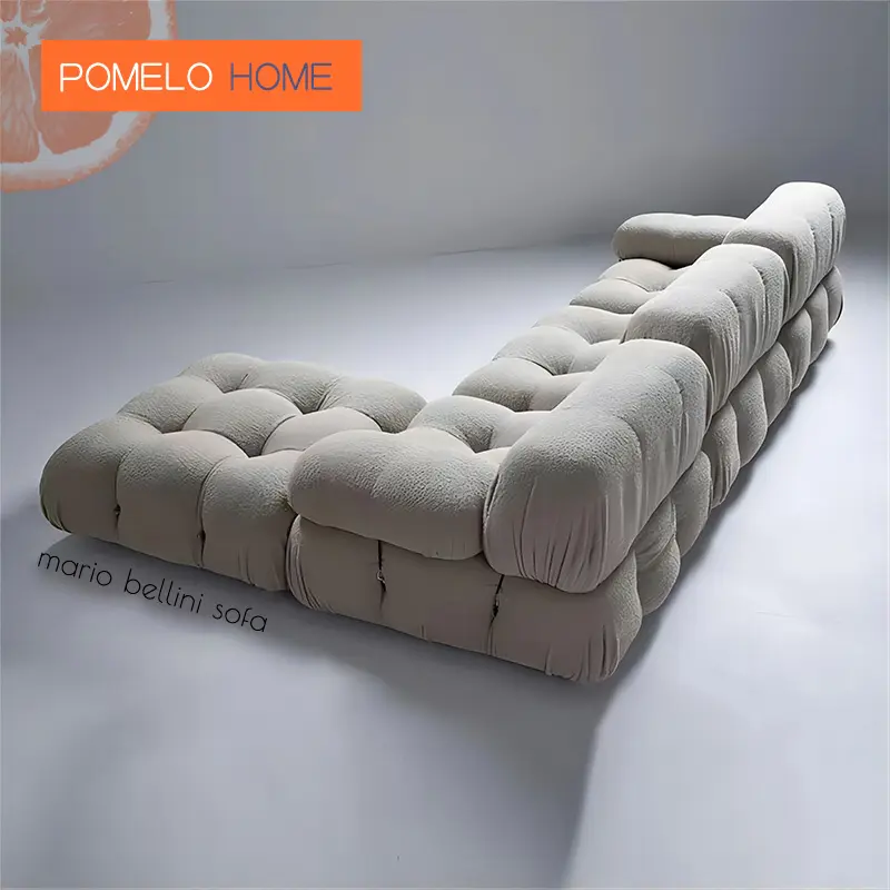 Pomelohome-muebles modulares en forma de L para el hogar, funda para sofá de 3 plazas, con diseño de Mario belini