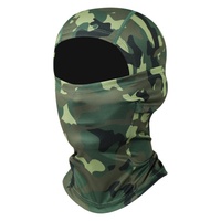 Masque facial tactique personnalisé en soie glacée camouflage pour l'été, protection solaire, cyclisme, activités de plein air, voyages et sports