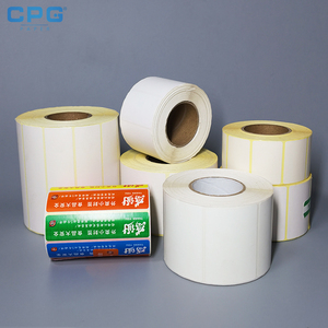 Top Coated 60x40mm Direct Thermal Labels Smudge Resistant Fresh Produce Weighing Scale Labels Retail Supply - Product Image 1