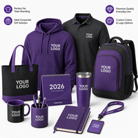 Ensemble cadeau promotionnel personnalisé avec polo, sac à dos, gobelet, carnet et accessoires pour les cadeaux d'entreprise, les campagnes de distribution