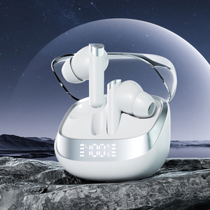 Audífonos Intrauditivos con Tapa <span class=keywords><strong>de</strong></span> Cristal Brillante, Audífonos Inalámbricos Verdaderos Estéreo Baratos con Indicador <span class=keywords><strong>de</strong></span> Batería LED y Bluetooth - Product Image 6