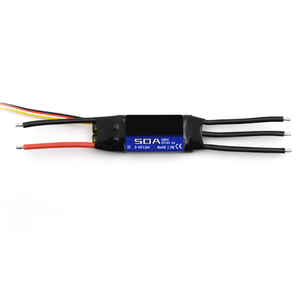 Controlador de velocidad de motor sin escobillas Lipo de 2-4S de 32 bits, serie 50A ESC SBEC G2, programable para aviones Rc, drones FPV de ala fija - Product Image 4