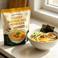 Best Selling 200g Curry Chicken Flavor Ramen Instant Noodles Halal Certified Bulk Export to EU US