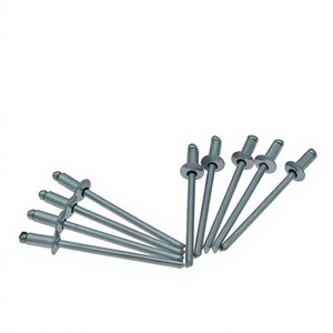 Vis autoperceuses à tête plate ronde de type ouvert tout acier, zinguées, M3 M32 M4 M48 M5 M6, norme GB12618 - Product Image 1