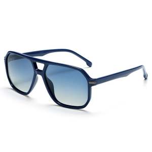 Lunettes de soleil polarisées carrées vintage 2025 avec logo personnalisé, grande monture, protection UV400, en TR90, pour hommes et femmes - Product Image 4