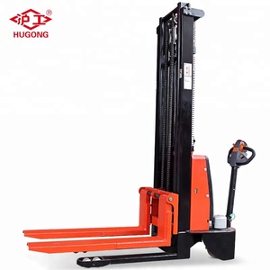 Carretilla elevadora 1.5ton 3 metros Apilador de paletas de energía eléctrica Apilador de paletas de horquilla semieléctrica hidráulica - Product Image 2