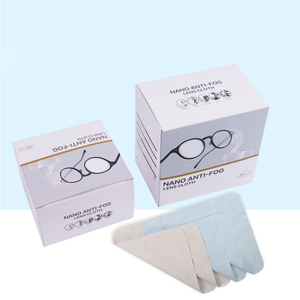 Lunettes de soleil, 2 pièces, Logo personnalisé, écran de lunettes de soleil, <span class=keywords><strong>lingette</strong></span> nettoyante, chiffon de nettoyage en microfibre, chiffon <span class=keywords><strong>anti</strong></span>-brouillard <span class=keywords><strong>réutilisable</strong></span> pour lunettes - Product Image 1