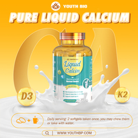 Capsules de calcium liquide de qualité supérieure, favorisant une utilisation efficace des nutriments pour les personnes actives, OEM