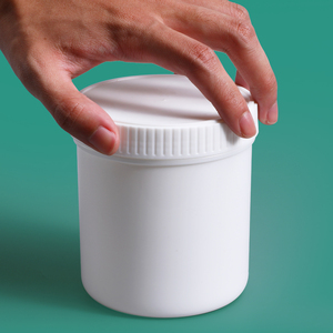 Pot en plastique HDPE avec couvercle à vis et couvercle intérieur pour l'emballage de particules et de poudres de purification d'air chimique Shuishan 500 ml - Product Image 4