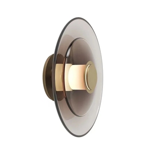 Lampada <span class=keywords><strong>da</strong></span> parete rotonda semplice nordica camera <span class=keywords><strong>da</strong></span> letto comodino soggiorno <span class=keywords><strong>sala</strong></span> <span class=keywords><strong>da</strong></span> pranzo corridoio decorazione lampada <span class=keywords><strong>da</strong></span> parete in vetro - Product Image 4