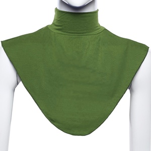 Girocollo elastico islamico musulmano Hijab completo con sciarpa Modal traspirante mantello sul petto per metà <span class=keywords><strong>Top</strong></span> da donna con colletto della camicia - Product Image 1