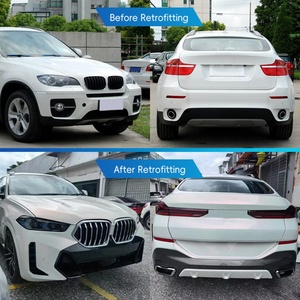 Kit de Carrocería M-TECH 2024 para BMW X6 E71 (2009-2014), Modificación y Mejora con Parachoques Delantero y Trasero, Faldones Laterales, Capó y Puerta Trasera - Product Image 2