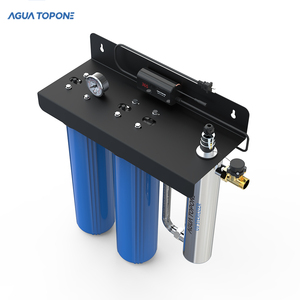 Sistema de Filtro de Agua de 3 Etapas para Toda la Casa, Carcasa Azul de 4.5 * 10 Pulgadas, Cartucho de Filtro de Agua de 10 y 20 Pulgadas, con Luz Ultravioleta para Agua Potable en el Hogar - Product Image 2