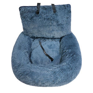 Lit de voyage à motif d'impression de siège de <span class=keywords><strong>voiture</strong></span> pour <span class=keywords><strong>chien</strong></span> en peluche luxueux pour petits à moyens grands chiens pour chats - Product Image 6