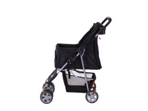 फोल्डेबल 4-पहिया स्वतंत्र ब्रेक टिकाऊ और प्रबलित पालतू स्टलर - Product Image 5