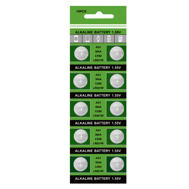 Blister Package AG LR Series 1.5v 1.55v Alkaline Battery Coin Cell LR927 LR1130 LR Button Li Battery for Watch Alarm Emergency