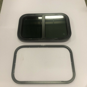 Ventanas para Remolques de Caballos, Ventana Corredera para Automóvil con Anillo Decorativo, 24 x 15 Pulgadas - Product Image 3