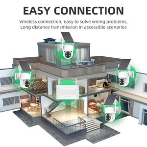 كاميرا شمسية عالية الجودة Cmos خارجية Ip65 مقاومة للماء ومقاومة للماء كشف الحركة الشمسية - Product Image 5