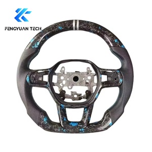 พวงมาลัยหนังคาร์บอนไฟเบอร์แบบสปอร์ต LED  สำหรับ <span class=keywords><strong>Honda</strong></span> Civic รุ่นที่ 11 FE StepWGN ปี 2022 2023 2024 2025 2026 - Product Image 3