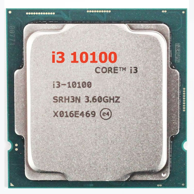 Core i3 10100 Processor Original i3 CPU 10th Processor CPU For Desktop Games i3 10100 CPU Processor 3.6ghz 4core 6mb