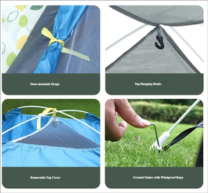 Carpa de Alta Calidad, Superventas, para Campamento al Aire Libre, Totalmente Automática, Plegable, Equipo de Senderismo - Product Image 4