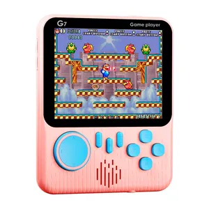 New Children Toy Macaron Retro Game Console 3.5 Inch Portable Handheld Game Console Built-In 666 Classic Game Consoles