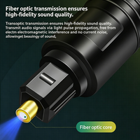 Câble optique Toslink, câble audio numérique, fibre optique SPDIF, cordon pour haut-parleur, home cinéma, DVD, Xbox, HDTV