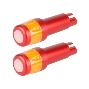 2 PCS Clignotants latéraux durables pour guidon de trottinette électrique rouge-orangé - Product Image 4