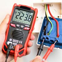 Multimeter Digital Terlaris Layar Digital Presisi Tinggi Fitur Pintar Siaran Suara untuk Rumah