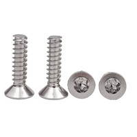 Vis autotaraudeuses à tête fraisée Torx en acier inoxydable noir Yongsheng Grade 8/SS304 T5 métrique pour plastique