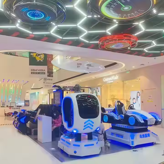 Hot Sale 9D VR Flying Simulator Aircraft Indoor Metal & Fiberglass Cockpit with 80+ Games for Adventure Parks & Shopping Malls