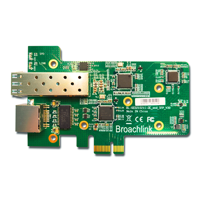 High Speed OEM Sever Lan Card Gigabit Ethernet Interface Nic Pcie to SFP RJ45 Port Network Card for Server