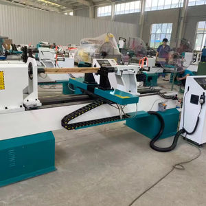Tourneuses CNC robustes pour le travail du bois, grandes machines à tourner les colonnes en bois massif, équipement d'usinage CNC pour pièces de meubles - Product Image 3