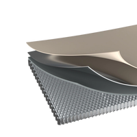 Panneau en nid d'abeille en aluminium ignifuge, imperméable et anticorrosion, pour plafonds métalliques, centres commerciaux, hôtels et décoration intérieure – Fournisseur direct usine
