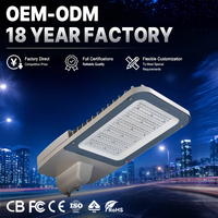 Lampadaire LED extérieur en aluminium étanche IP65 100W 200W 250W 300W 400W pour éclairage public, routes et parkings