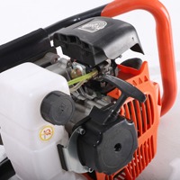 Perceuse à tarière portative industrielle à refroidissement par air, 62 cm³, à essence, pour clôtures et aménagements paysagers