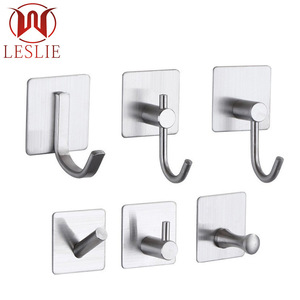 Heidilis – patère murale en acier inoxydable, nickel brossé, moderne, anti-corrosion, pour la maison, l'hôtel, la salle de bain - Product Image 5